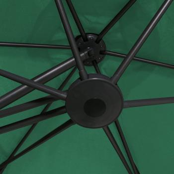 Sonnenschirm mit Stahl-Mast 300 cm Grün