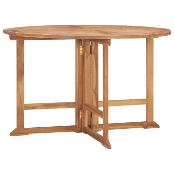 ARDEBO.de - Garten-Esstisch Klappbar Ø110x75 cm Massivholz Teak