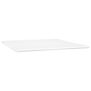 Boxspringbett mit Matratze Creme 180x200 cm Kunstleder