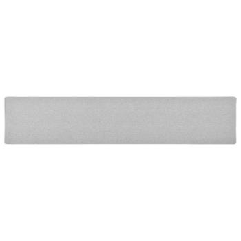 ARDEBO.de - Teppichläufer Hellgrau 50x250 cm