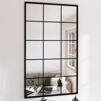 ARDEBO.de - Wandspiegel 3 Stk. Schwarz 100x60 cm Metall