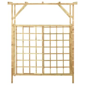Pergola für 2 Mülltonnen Kiefernholz Imprägniert