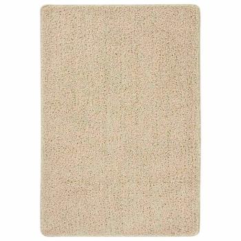 ARDEBO.de - Shaggy-Teppich Creme 160x230 cm Rutschfest