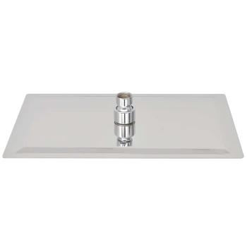 Regenbrause Edelstahl 20x30 cm Rechteckig