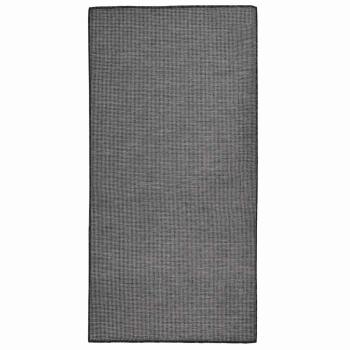 ARDEBO.de - Outdoor-Teppich Flachgewebe 100x200 cm Grau