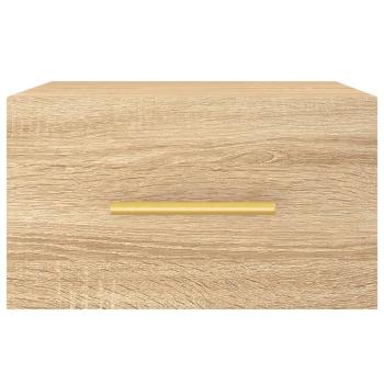 Wand-Nachttisch Sonoma-Eiche 35x35x20 cm