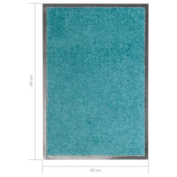 Fußmatte Waschbar Cyan 40x60 cm