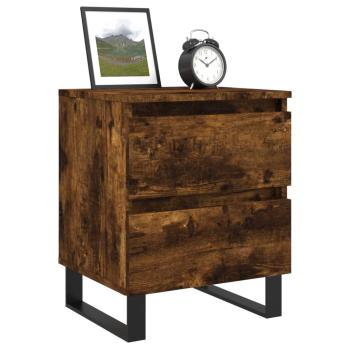 Nachttisch Räuchereiche 40x35x50 cm Holzwerkstoff