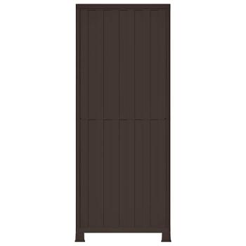 Kunststoffschrank 68x39x171,5 cm Rattan-Design