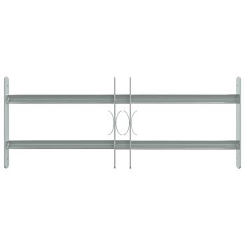 Fenstergitter Verstellbar mit 2 Querstäben 500-650 mm