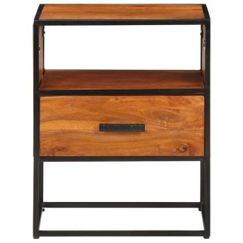 Nachttisch 40x30x50 cm Massivholz Akazie