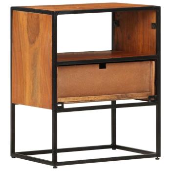 Nachttisch 40x30x50 cm Massivholz Akazie