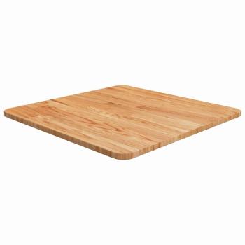 ARDEBO.de - Tischplatte Quadratisch Hellbraun 50x50x1,5cm Behandelte Eiche