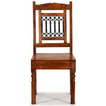 Esszimmerstühle 2 Stk. Massivholz mit Honigfarbenem Finish