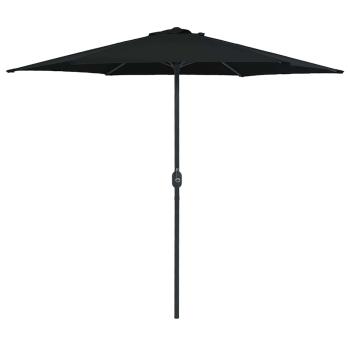 ARDEBO.de - Sonnenschirm mit Aluminium-Mast 270x246 cm Schwarz