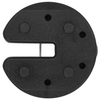 Pavillon-Gewichte 4 Stk. Schwarz 220x50 mm Beton