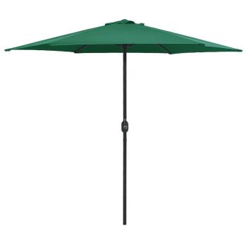 ARDEBO.de - Sonnenschirm mit Aluminium-Mast 270x246 cm Grün