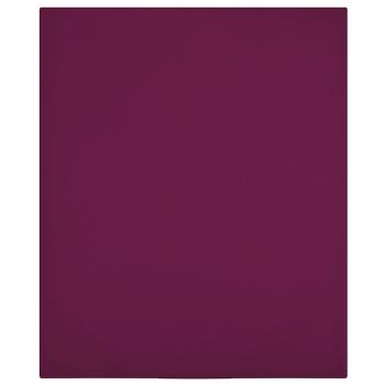 ARDEBO.de - Spannbettlaken 2 Stk. Jersey Bordeauxrot 180x200 cm Baumwolle