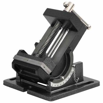 ARDEBO.de - Maschinenschraubstock Kippbar Handbetrieben 110 mm