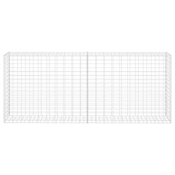 Gabione Verzinkter Stahl 85x30x200 cm