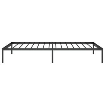 Bettgestell Metall Schwarz 107x203 cm