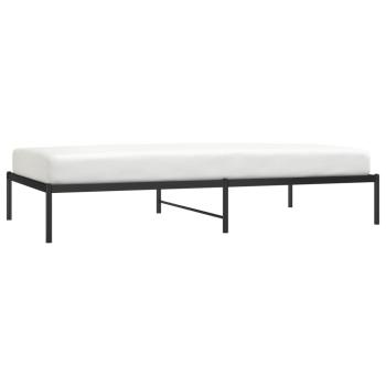 Bettgestell Metall Schwarz 107x203 cm