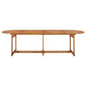 Garten-Esstisch 280x90x75 cm Massivholz Akazie