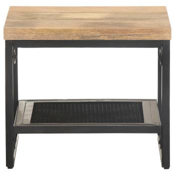 Beistelltisch 40x40x35 cm Massivholz Mango