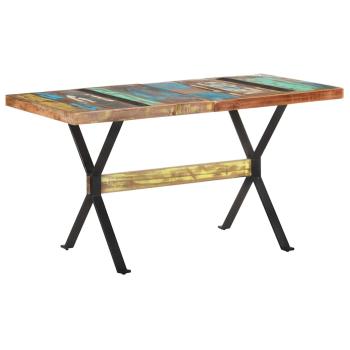 ARDEBO.de - Esstisch 140x70x76 cm Altholz Massiv