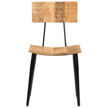 Esszimmerst?hle 2 Stk. 44x40x80 cm Massivholz Mango