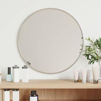 ARDEBO.de - Wandspiegel Silbern Ø 40 cm Rund