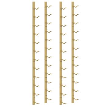 Wand-Weinregal für 12 Flaschen 2 Stk. Golden Eisen