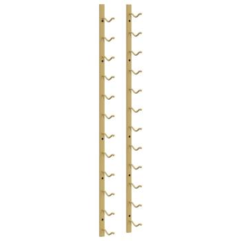Wand-Weinregal für 12 Flaschen 2 Stk. Golden Eisen
