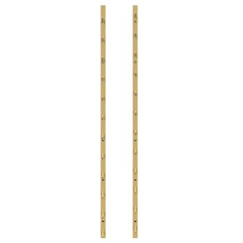 Wand-Weinregal für 12 Flaschen 2 Stk. Golden Eisen