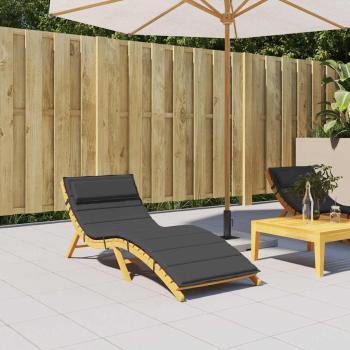 ARDEBO.de - Sonnenliegen-Auflage Schwarz 180x60x4 cm Oxford-Gewebe