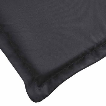 Sonnenliegen-Auflage Schwarz 180x60x4 cm Oxford-Gewebe