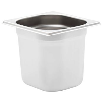 Gastronormbehälter 8 Stk. GN 1/6 150 mm Edelstahl