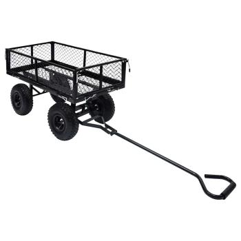 ARDEBO.de - Gartenwagen Schwarz 250 kg