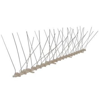 6-tlg. Vogelabwehr-Spikes-Set 3 m Kunststoff 4-reihig