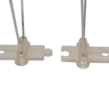 6-tlg. Vogelabwehr-Spikes-Set 3 m Kunststoff 4-reihig