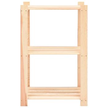 Lagerregal mit 3 B?den 60?38?90 cm Kiefer Massivholz 150 kg