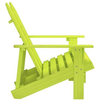 Adirondack-Gartenbank 2-Sitzer Massivholz Tanne Gr?n
