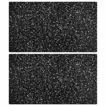 ARDEBO.de - Schneidebretter 2 Stk. in Granitoptik Hartglas