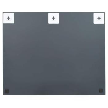 Wandspiegel ohne Rahmen mit LED-Beleuchtung Rechteckig Glas