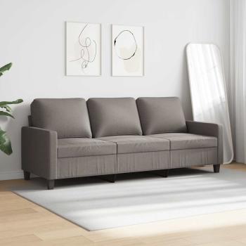 3-Sitzer-Sofa Taupe 180 cm Stoff
