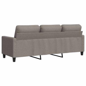 3-Sitzer-Sofa Taupe 180 cm Stoff