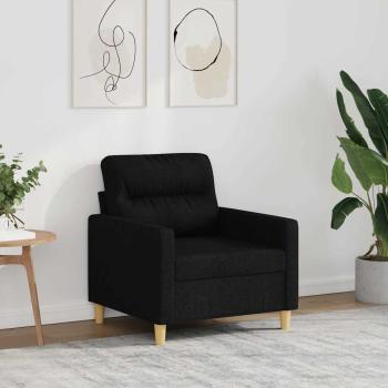 ARDEBO.de - Sofasessel Schwarz 60 cm Stoff