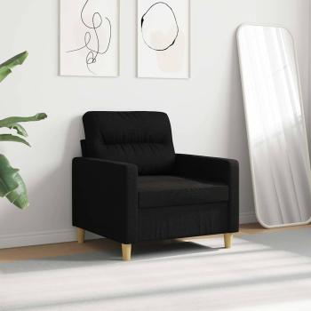 Sofasessel Schwarz 60 cm Stoff
