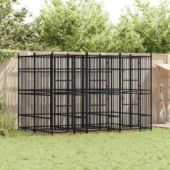 ARDEBO.de - Outdoor-Hundezwinger Stahl 7,37 m²