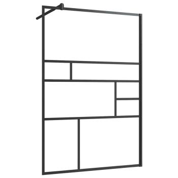 Duschwand f?r Begehbare Dusche mit Klarem ESG Glas 115x195 cm